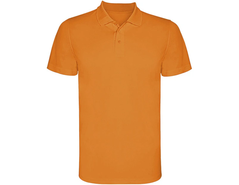 Roly Mens Monzha Short-Sleeved Polo Shirt (Fluro Orange) - PF4298