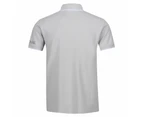 Regatta Mens Tadeo Polo Shirt (Silver Grey/White) - RG7226