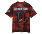 Amplified Unisex Adult God Hates Us Rock FC Slayer T-Shirt (Red) - GD1922