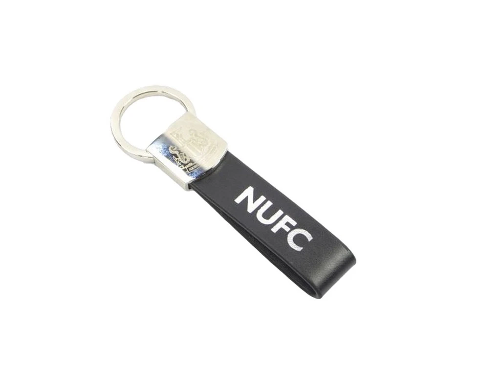 Newcastle United FC Strappy Keyring (Black) - BS4502