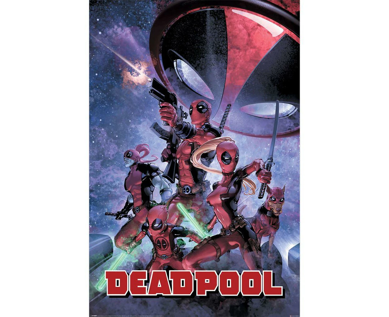 Deadpool Family Maxi Poster (Multicoloured) - PM10626