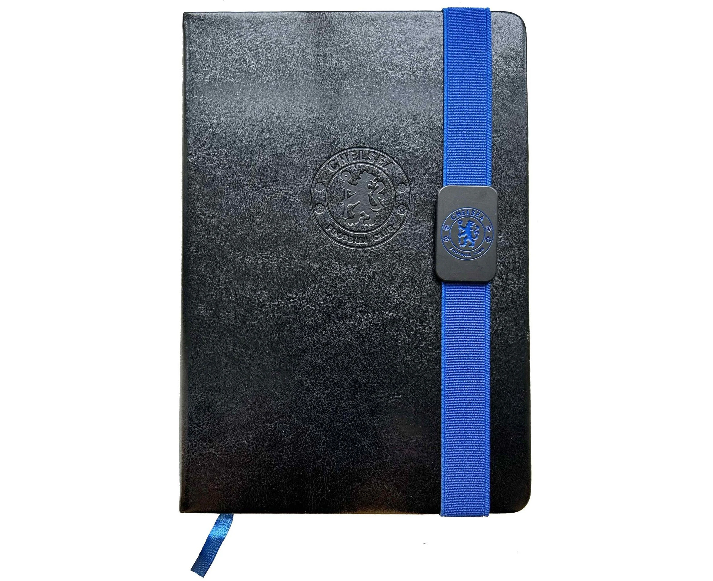 Chelsea FC Executive A5 Notepad (Black/Blue) - RD3252