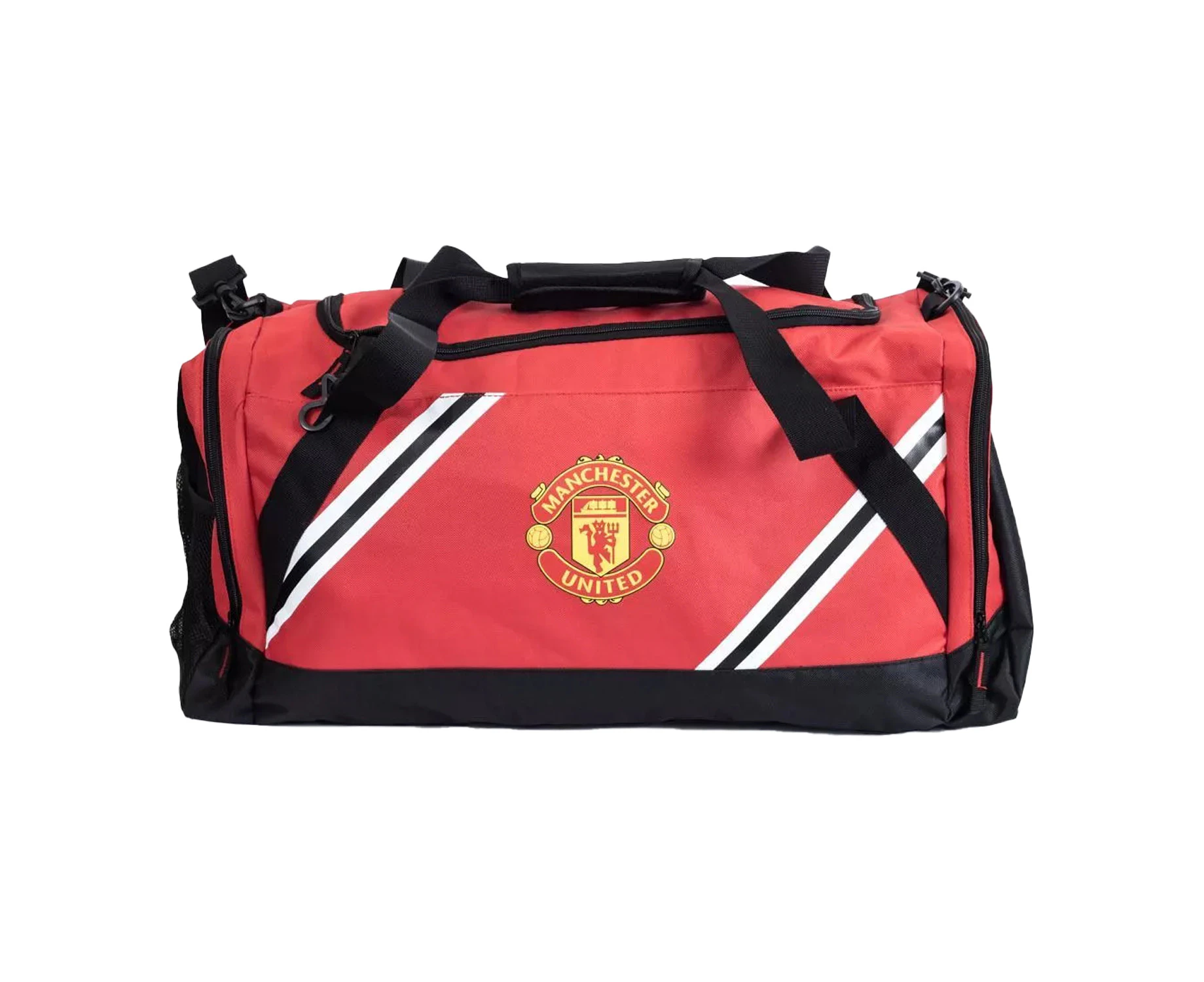 Manchester United FC Core Stripe Duffle Bag (Red/Yellow) - BS4505