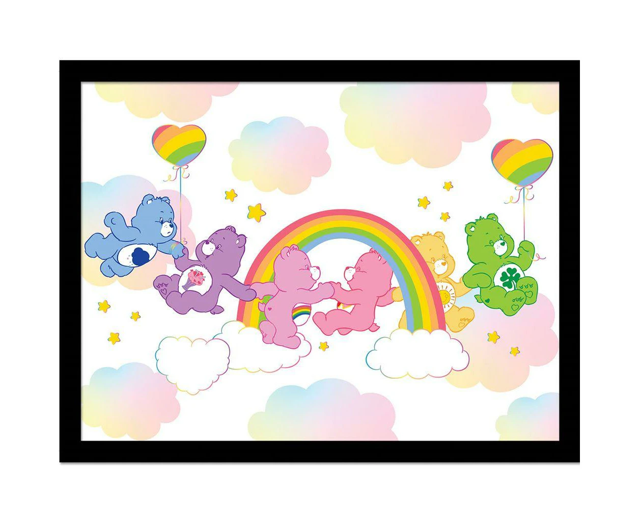 Care Bears Rainbow Framed Poster (Multicoloured) - PM10387