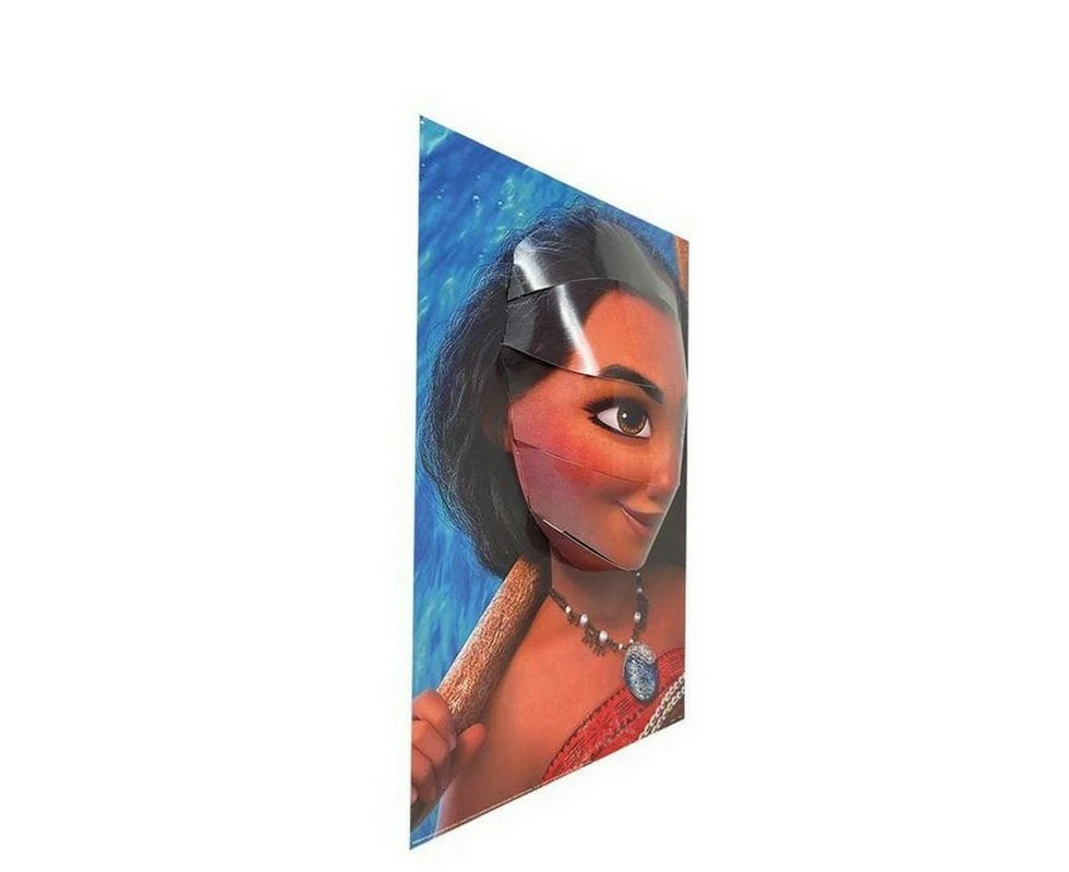 Moana Popheads 3D Poster (Multicoloured) - PM10463