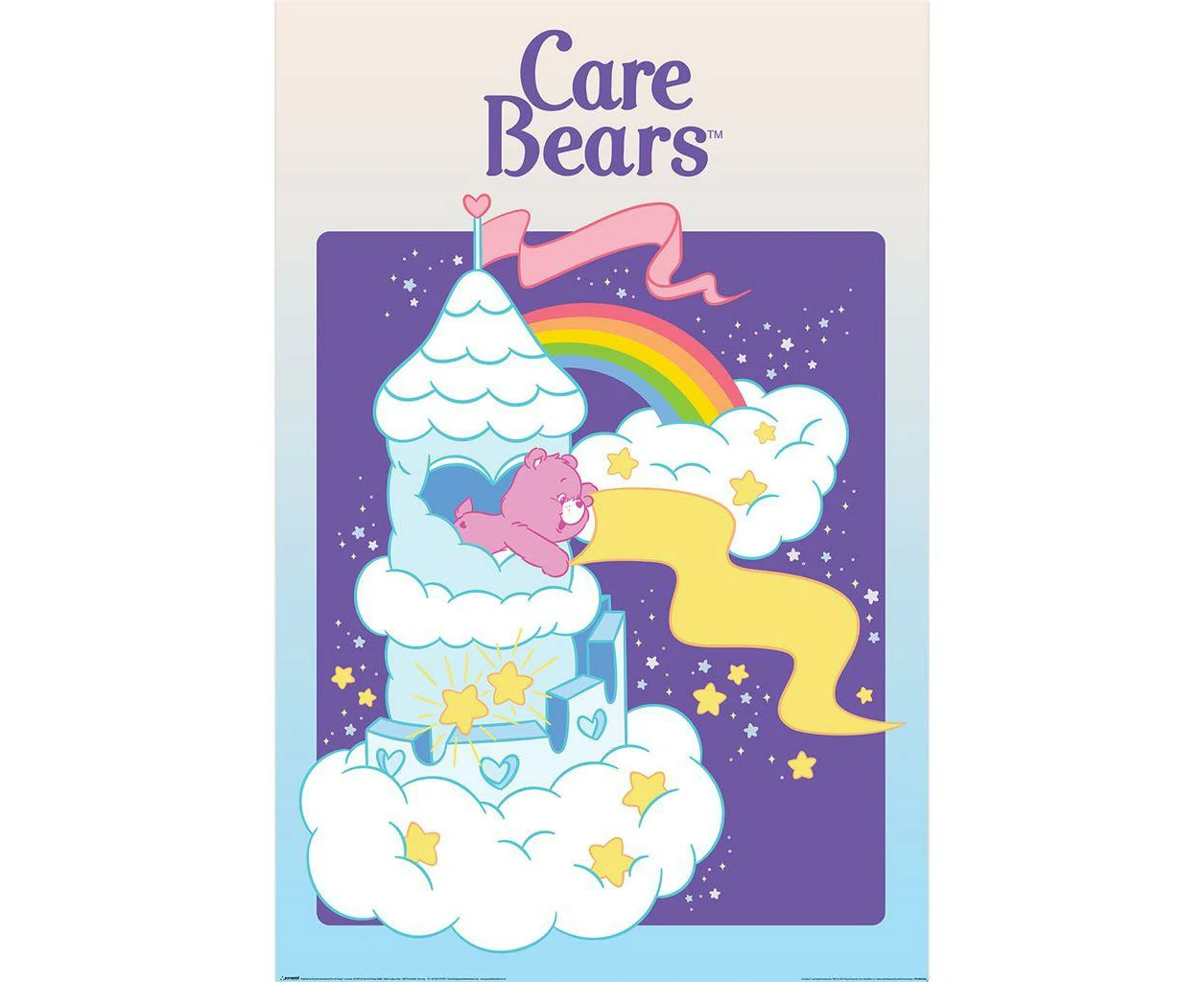 Care Bears Care A Lot Castle Poster (Multicoloured) - PM10520