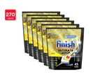 Finish Ultimate Plus Lemon 270 Dishwashing Tablets  - 6 x 45 Pack