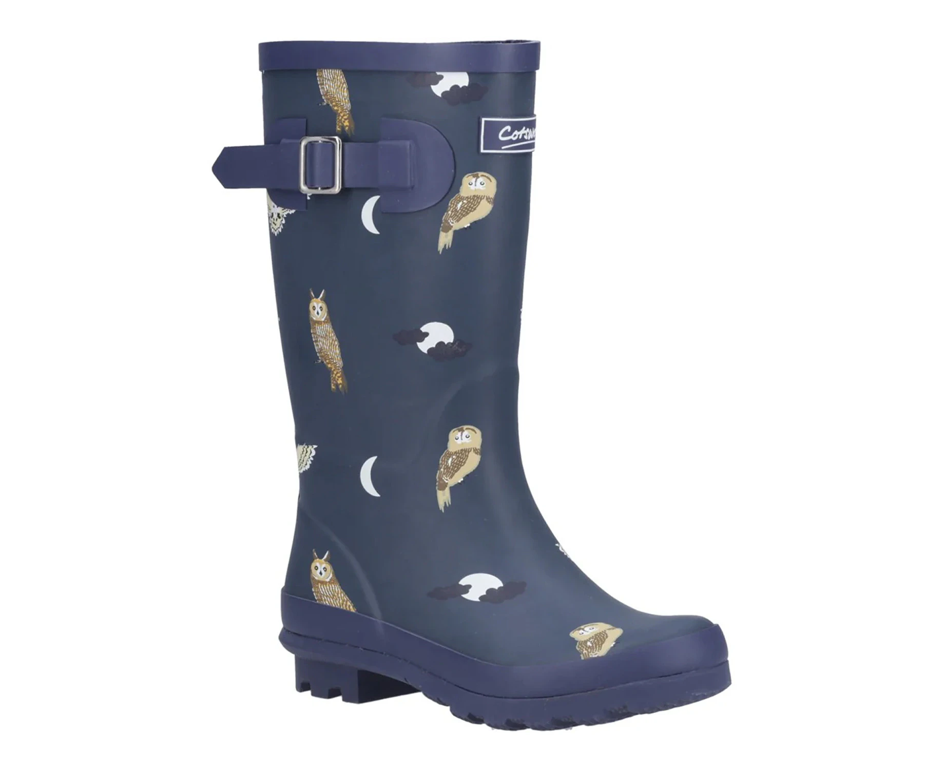 Cotswold Childrens/Kids Woodland Owl Wellington Boots (Blue) - FS11057