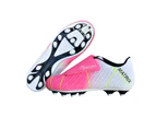 Precision Childrens/Kids Matrix Football Boots (Fuchsia/White/Lime) - RD3433