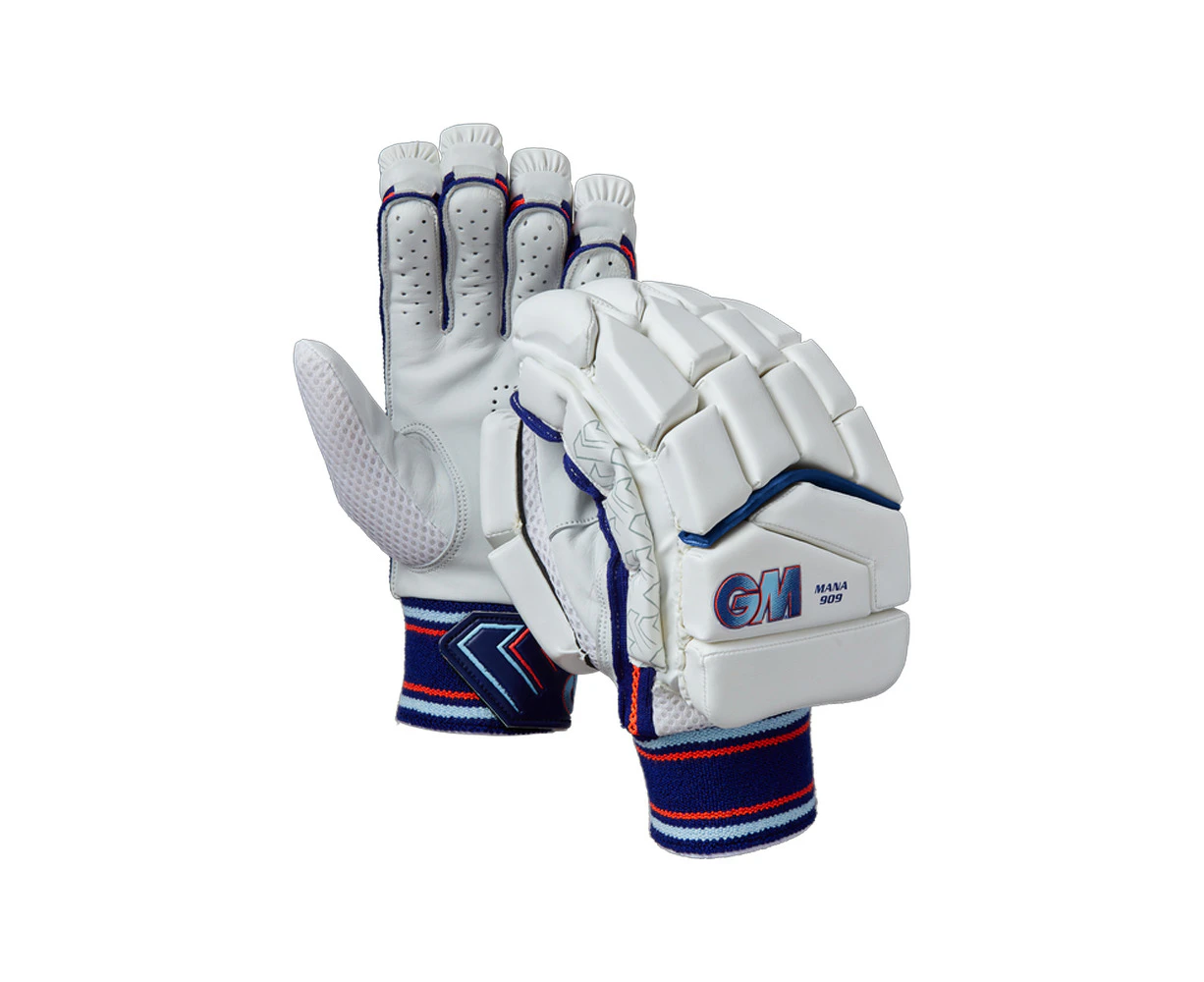 Gunn And Moore Childrens/Kids Mana Leather Palm Right Hand Batting Glove (White) - RD3502