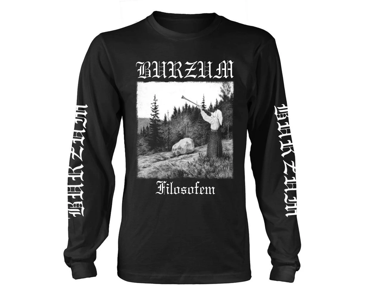 Burzum Unisex Adult Filosofem 2018 Long-Sleeved T-Shirt (Black) - PH3173