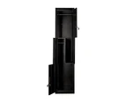 Black Two-Door L-shaped Office Gym Shed Storage Lockers