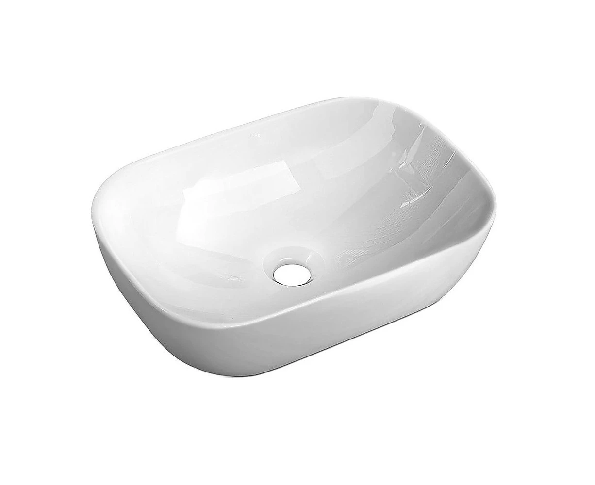 Ceramic Bathroom Basin Vanity Sink Oval Above Counter Top Mount Bowl