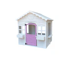 Cubby House Kids Wooden Outdoor Playhouse Cottage Play Children Timber