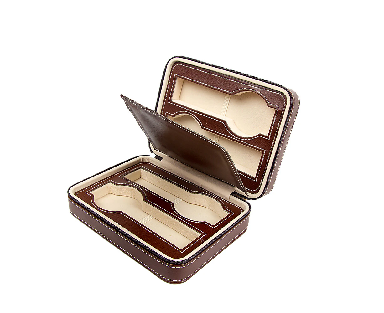 Watch Box Display Travel Case PU Leather