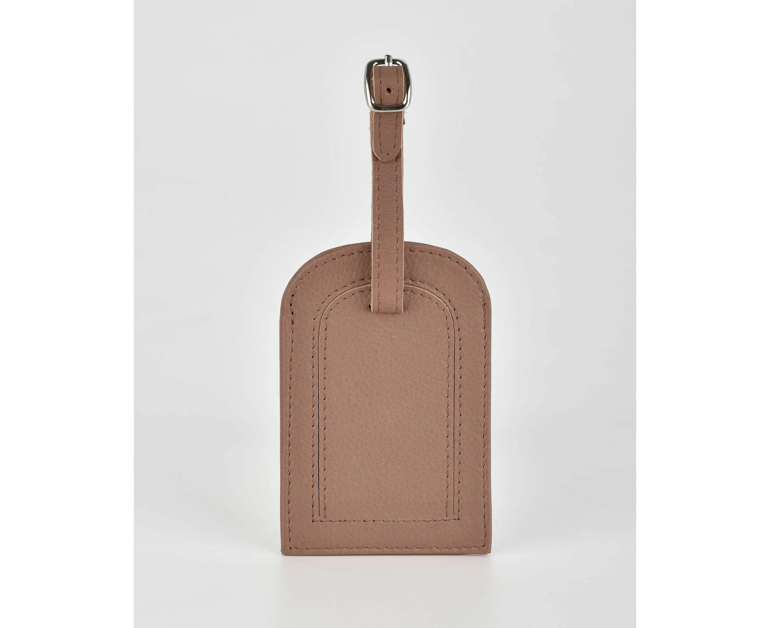 Cobb & Co Miabella Leather Luggage Tag - Taupe