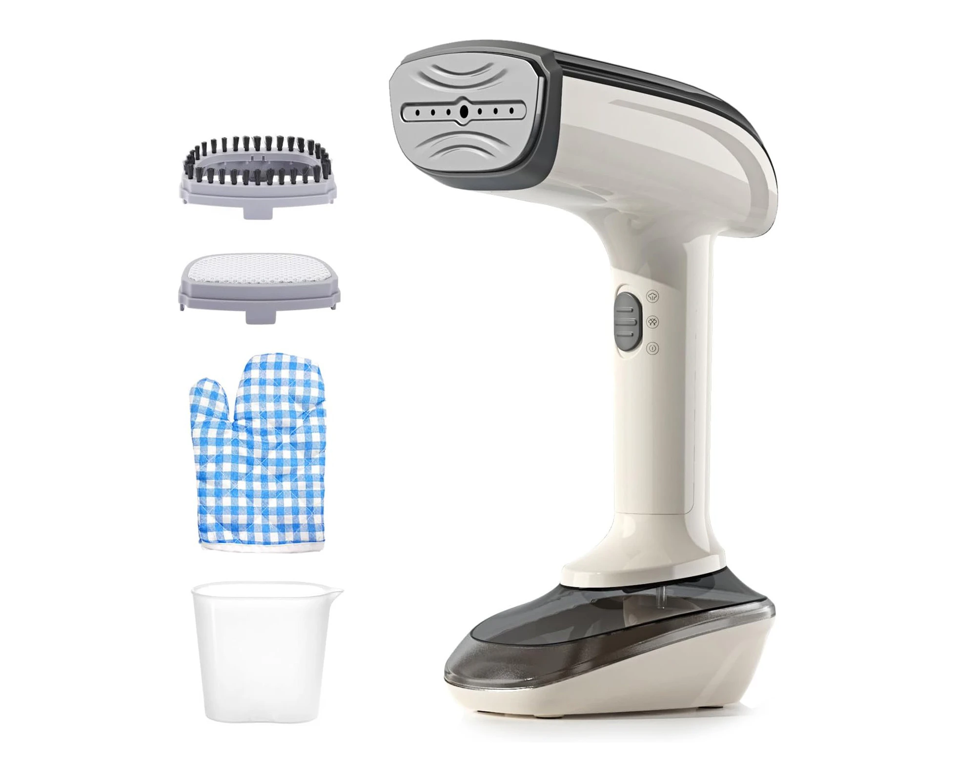 Powerful Handheld Fabric Steamer , 2-in-1 Ironing and Wrinkle Removal