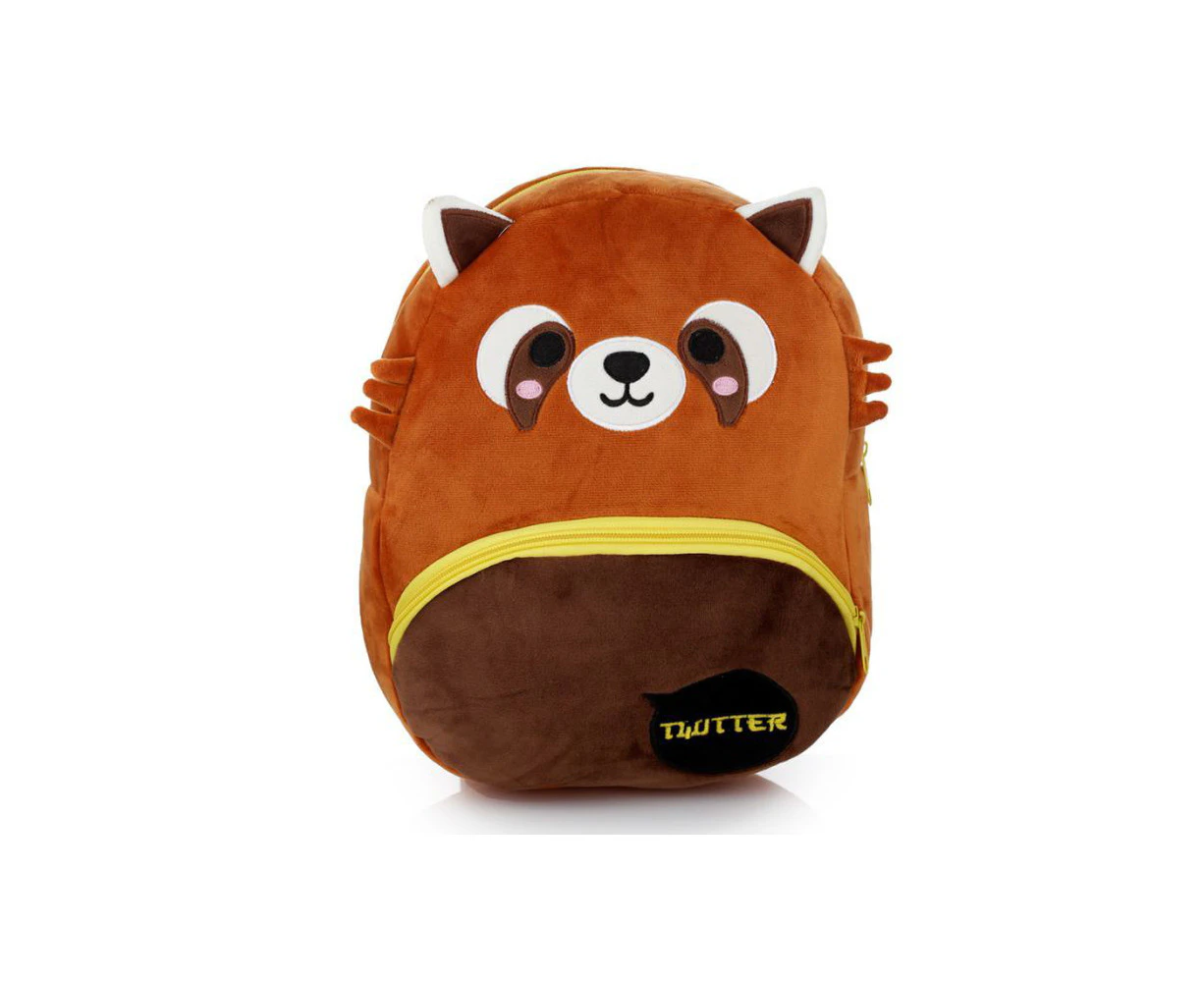 Adoramals 30cm Red Panda Backpack Kids/Children Travel School Animal Plush Bag