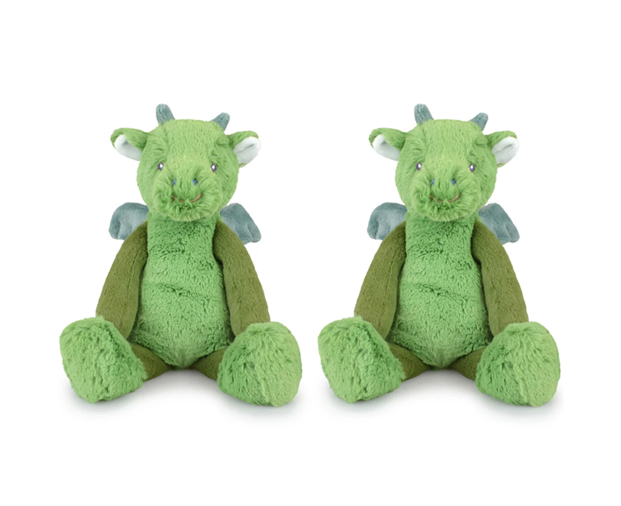 2x Frankie & Friends Dragon Dash Plush Stuffed Soft Kids/Children Toy 32cm 3y+