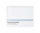 Cards and Envelopes, 50 Pack, White - Anko