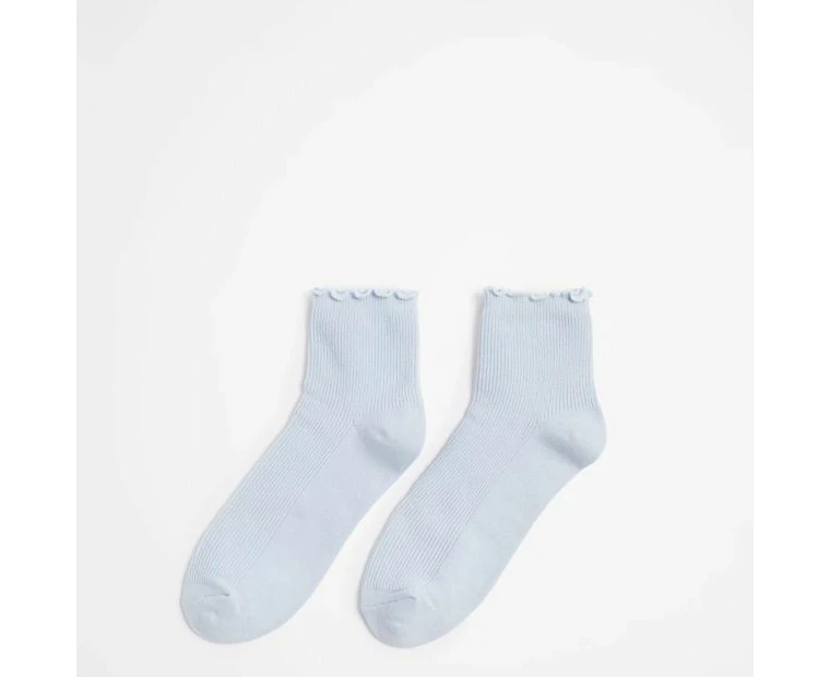 Quarter Crew Frill Socks - AC-Lab