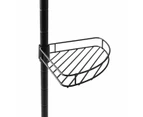 Telescopic Caddy Shower, Black - Anko