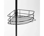 Telescopic Caddy Shower, Black - Anko