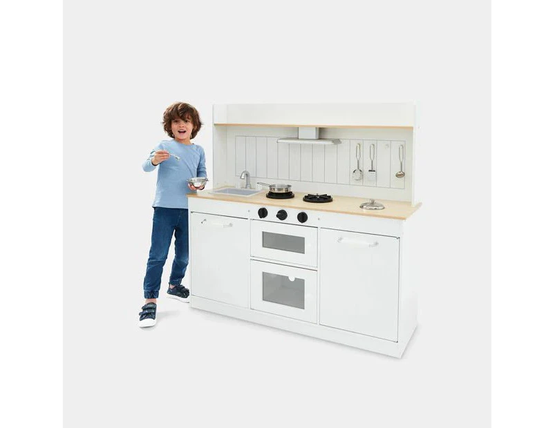 Wooden Rustic Kitchen 7 Piece Playset - Anko