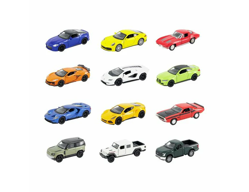 Welly NEX Models Diecast Pull Back Cars - Assorted