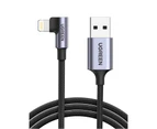 UGREEN 60521 USB-A to 8-pin 90 Degree Angel Cable 1M