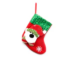 Christmas Tree Ornament Party Xmas Hanging Stocking Holiday Festival Supplies - Sequined socks (old man)