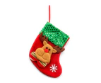 Christmas Tree Ornament Party Xmas Hanging Stocking Holiday Festival Supplies - Sequined socks (old man)