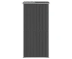 vidaXL Garden Shed Anthracite 192x108x223 cm Galvanised Steel