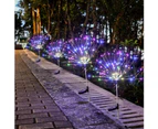 Solar Firework Lights,2 Pack 50 Copper Wire 150 Led Firework Fairy Lights With 8 Modes Solar String Light Outdoor Christmas Light For Garden Garden Family