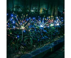 Solar Firework Lights,2 Pack 50 Copper Wire 150 Led Firework Fairy Lights With 8 Modes Solar String Light Outdoor Christmas Light For Garden Garden Family