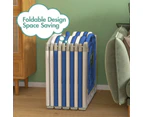 Foldable Kids Playpen 16 Panels Safety Gate Fence Child  Play Yard Blue