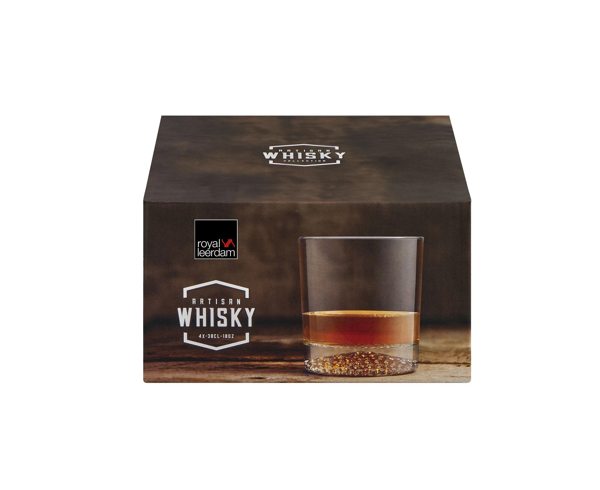 Royal Leerdam Artisan Whisky Tumblers 300ml Set 4