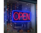 42x23cm LED Neon Open Sign for Business, Adjustable Brightness Neon Lights for Bar, Living Room, Stores, Hotel Wall Decor