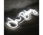 Oh Baby Neon Sign, LED Light Party Flex Clear Acrylic Neon Sign Wedding Party Decoration,White Light,42*17.5cm