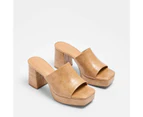 Target Womens Mule Block High Heel - Indias II