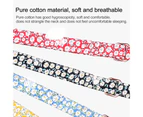 Floral Orange S 4-Piece Set Sunflower Pet Collar Cotton Breathable Dog Collar Chrysanthemum Print