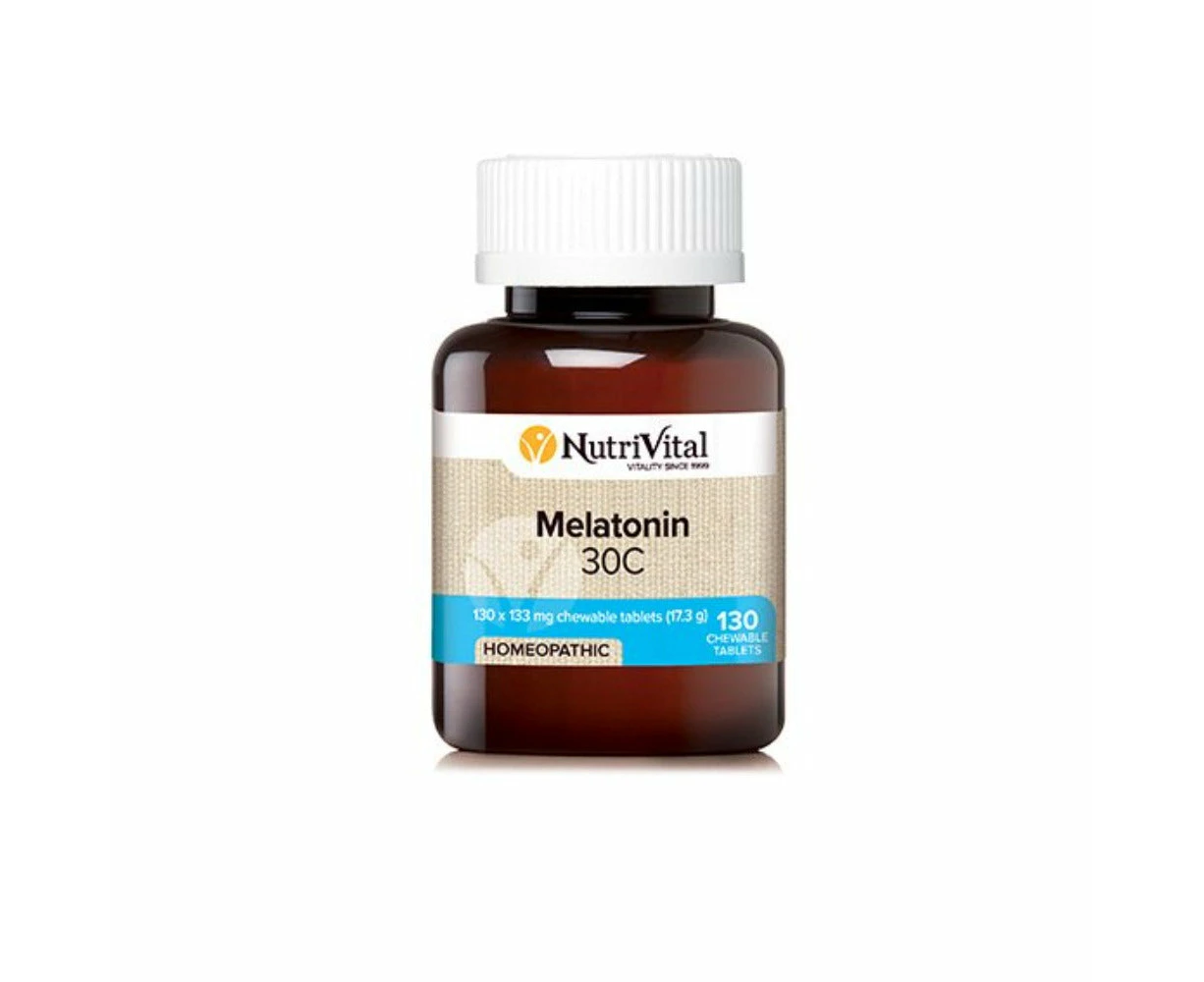 NutriVital Homeopathic Melatonin 30C 130 Tabs