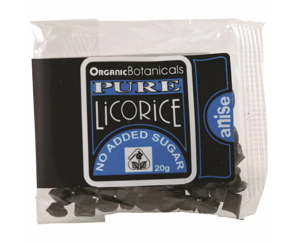 ORGANIC BOTANICALS Pure Licorice Plain 20G