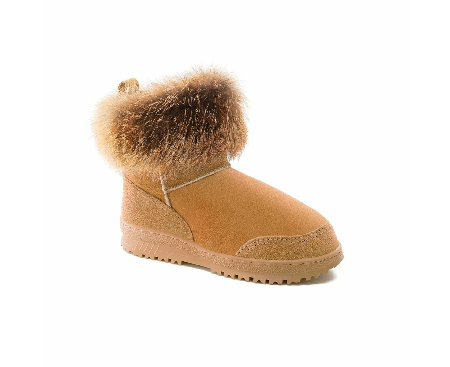 UGG Australia Bondi Mini Fox Boots - Chestnut