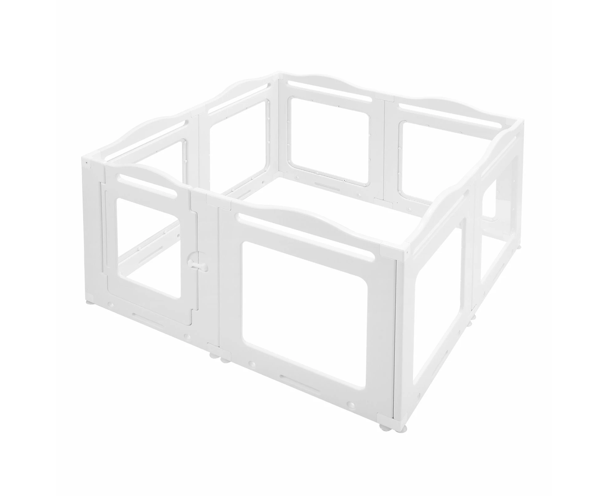 Dog Pet Cat Kennel Cage Enclosure Crate Safety Gate Fence Whelping Box Barrier Indoor Outdoor Kitten Puppy Furniture 8 Panels 75cm Tall