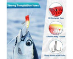 Fishing Advent Calendar for Men Teen Boys,Fishing Lure Christmas Gifts,24 Days Topwater Lures Fishing Spoons Minnow Popper