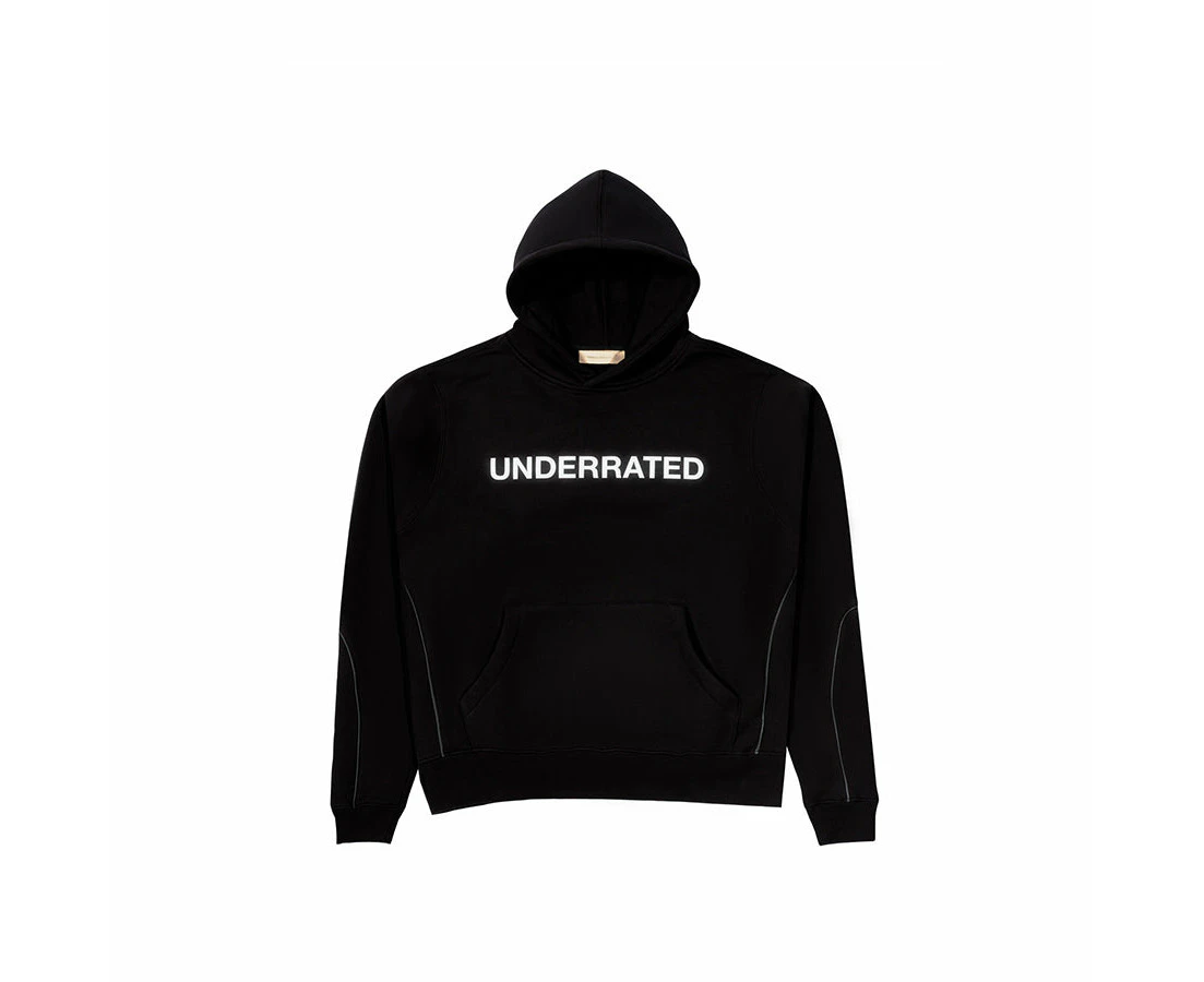 UNDERRATED 3M Reflective Hoodie - Black