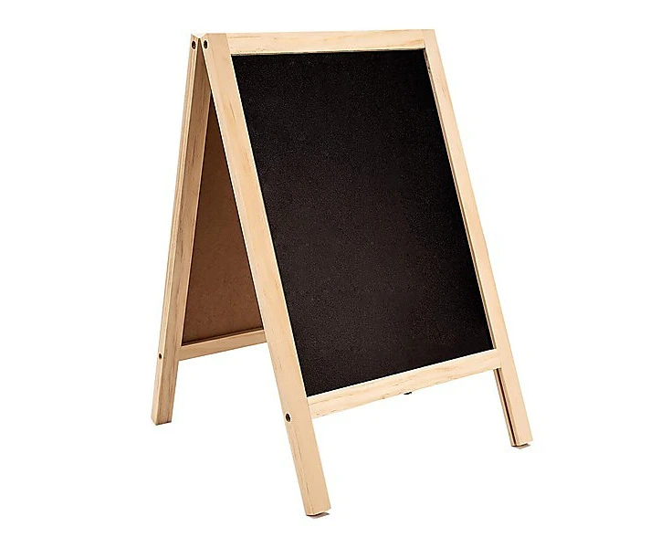 Sidewalk Board Sign Frame Chalkboard Drawing