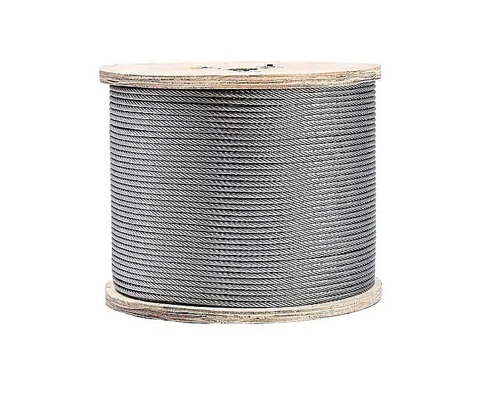 50m Stainless Steel Wire Rope Cable 5mm 316 A4 7x7 Balustrade Fence