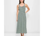 Target Sleeveless Crepe Midi Dress